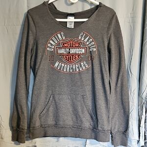 Harley-Davidson Charcoal Sweatshirt with Logo